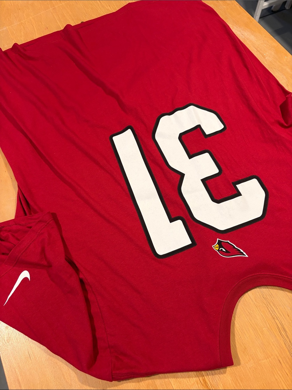 Nike ~ Red Cardinals #31 T Shirt Johnson -  The Nike Tee